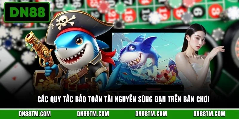 Các quy tắc bảo toàn tài nguyên súng đạn trên bàn chơi