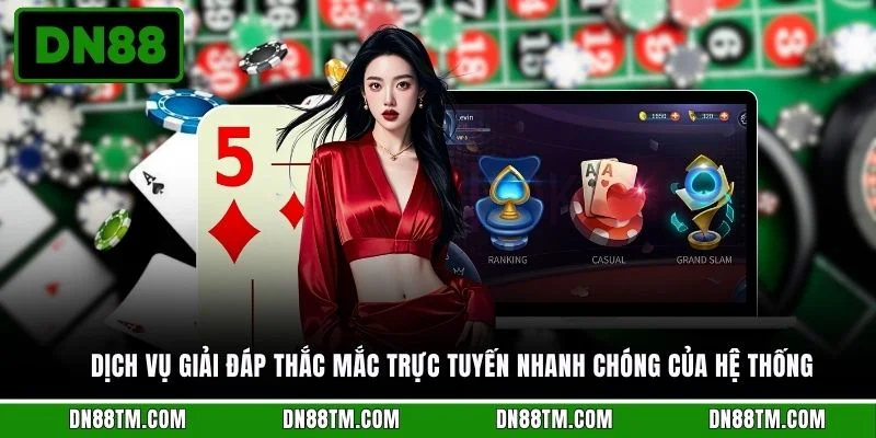 Dịch vụ giải đáp thắc mắc trực tuyến nhanh chóng của hệ thống